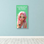 Sweetheart Elfie キャンバスプリント (インサイチュ (ウッドフロア))