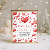 Sweetheart Favors Take One Sign 台座サイン