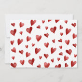 Sweetheart First Birthday Invitation Photo 招待状 (裏面)