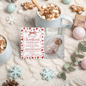 Sweetheart First Birthday Invitation Photo 招待状