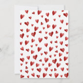 Sweetheart First Birthday Thank You Card 招待状 (裏面)