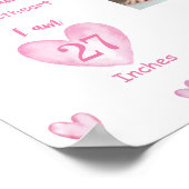 Sweetheart First Year Photo Milestoneポスター ポスター (角)