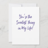 Sweetheart Greetings: Valentine's Day Flat Card (裏面)