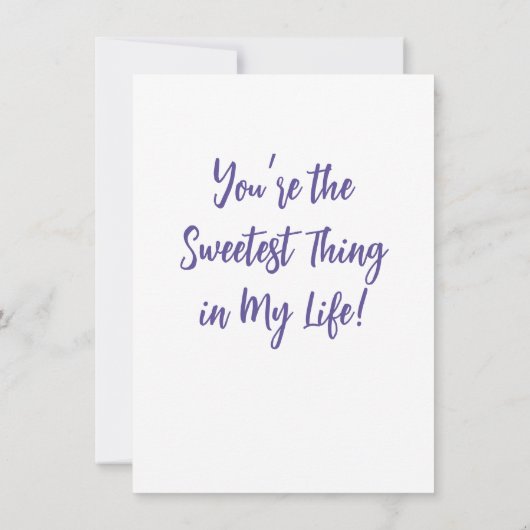 Sweetheart Greetings: Valentine's Day Flat Card (裏面)