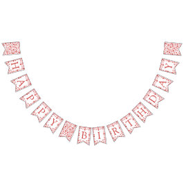 Sweetheart Happy Birthday Banner バンティングフラッグ