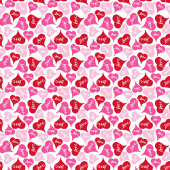 Sweetheart Hearts Napkins Valentine Table Decor スタンダードカクテルナプキン