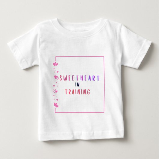 Sweetheart in Training ベビーTシャツ (正面)