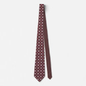 Sweetheart Pattern Necktie – Pink Hearts ネクタイ (正面)