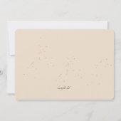 Sweetheart Photo Birth Announcement 招待状 (裏面)