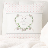 Sweetheart Soft Pink Romantic Valentines クッション