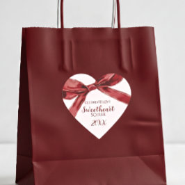 Sweetheart Soiree Elegant Bow Valentines Day Party ハートシール