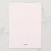 Sweetheart Soiree Elegant Bow Valentines Day Party 招待状 (裏面)