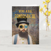 Sweetheart Steampunk Thank Thank Thank You Romance カード (黄色い花)