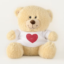 Sweetheart Teddy:ハートデザイン