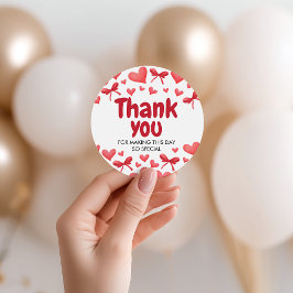 Sweetheart Thank You Favor Tag フェイバータグ