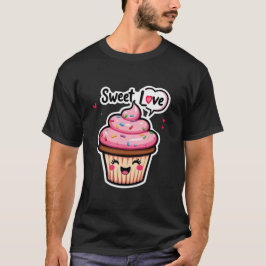 Sweetheart Treat：バレンタインのラブカップケーキの衣装 Tシャツ