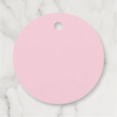 Sweetheart Valentine 1st Birthdayフォトメッセージカード フェイバータグ (裏面)