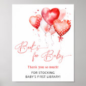 Sweetheart Valentine Books forベビーポスター ポスター (正面)