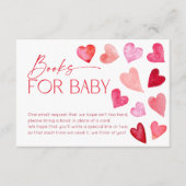 Sweetheart Valentine Hearts Books for Baby エンクロージャーカード (正面)
