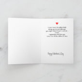 Sweetheart Valentine Love you more than all Stars シーズンカード (内部)