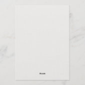 Sweetheart Valentine’s Day Celebration Party 招待状 (裏面)