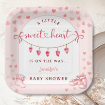 Sweetheart Valentine's Day Girl Baby Shower 