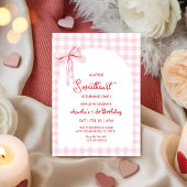  Sweetheart Valentine's Day Girls 1st Birthday 招待状