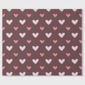 Sweetheart Wrapping Paper – Pink & Blush Hearts ラッピングペーパー (フラット)
