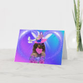 Sweetheart's Pink Hat Greeting Card カード (正面)