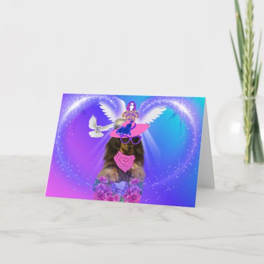 Sweetheart's Pink Hat Greeting Card カード (正面)