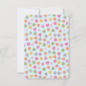 Sweethearts Valentine's Day写真教室カード サンキューカード (裏面)