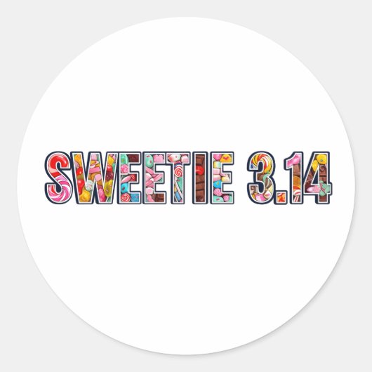 Sweetie Pi：キャンディ・恋人の夢！ ラウンドシール (正面)