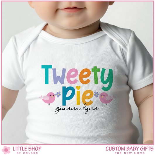 Sweetie Pie オリジナルネーム ベビーボディスーツ