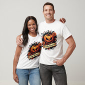Sweetly Haunted Gothic Floral Pumpkin - Halloween Tシャツ (ユニセックス)