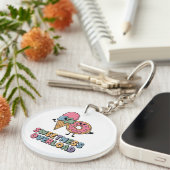 Sweetness Overload | Donut & Ice Cream Kids キーホルダー (正面右)