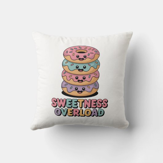 Sweetness Overload | Donut Kids クッション (裏面)
