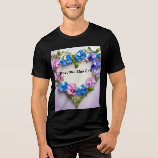 Sweetpea Laceハート- Tri-Blend Tee トライブレンドTシャツ (正面)