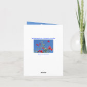 Sweetpeasのメッセージカード カード (裏面)