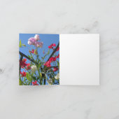 Sweetpeasのメッセージカード カード (内部)