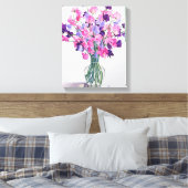 Sweetpeas 2007 キャンバスプリント (インサイチュ (寝室))