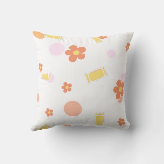 sweets and flowers クッション (裏面)