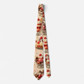 Sweets and ice cream sundae premium neck ネクタイ (正面)
