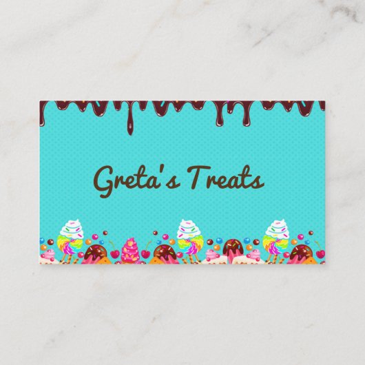 Sweets and Treats Candy名刺 名刺 (裏面)