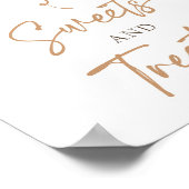 Sweets and Treats Teddy Bear Balloon Birthday  ポスター (角)