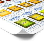 SweetStone Candy Flavorリストポスター ポスター (角)