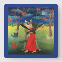 Sweetumsの夢を見ること スクエア壁時計