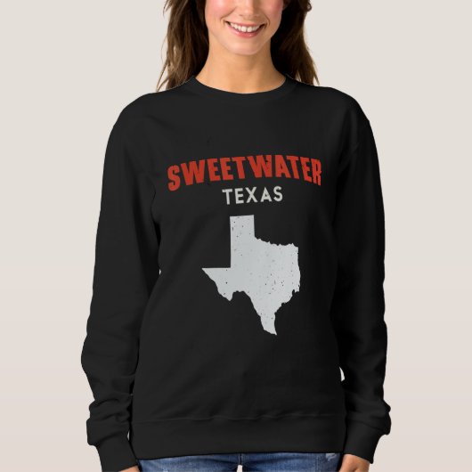 Sweetwater Texas USA State America Travel Texas スウェットシャツ (正面)