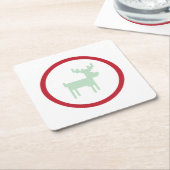 Sweterの天候の紙のコースター スクエアペーパーコースター (アングル)