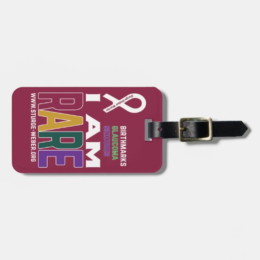SWF I am Rare Luggage Tag ラゲッジタグ (正面横)