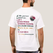SWF Warrior Club: 背後にいる人のために Tシャツ (裏面)